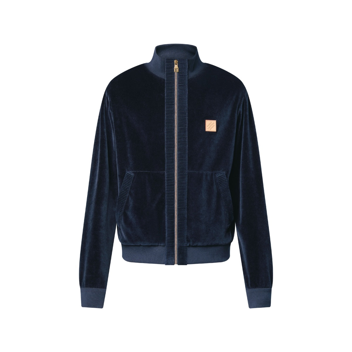 Chic Velvet Tracksuit Top