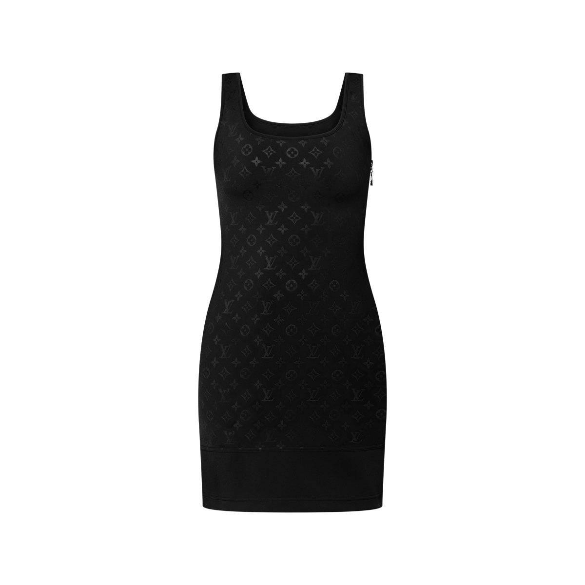 Embossed Monogram Tank-Top Dress