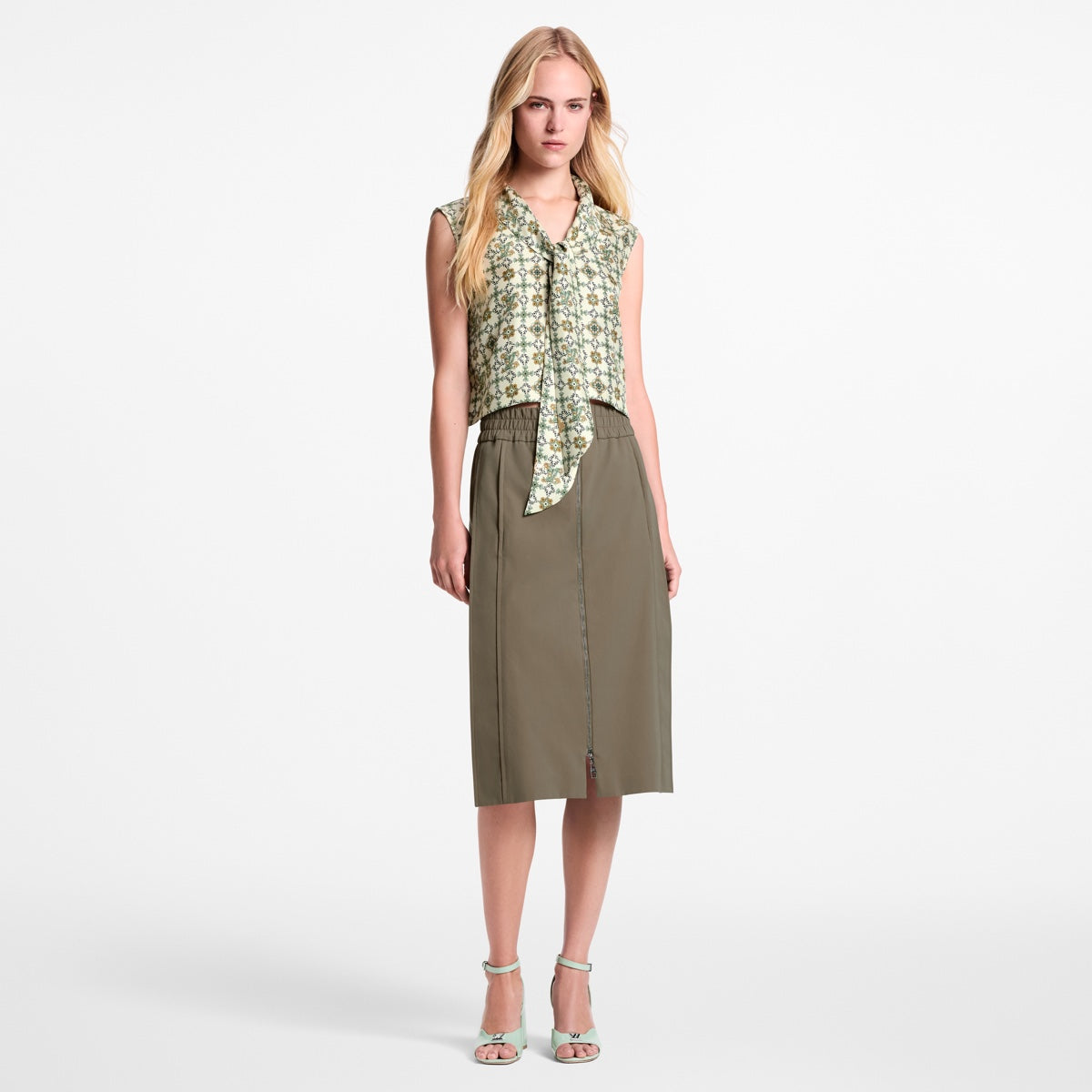 Cropped Nouveau Lavallière Blouse