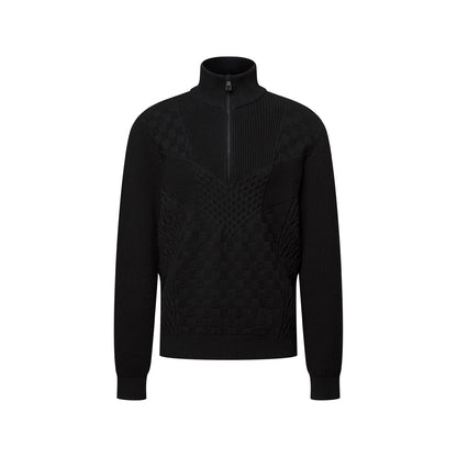 Half-Zip Knitted Signature Jumper