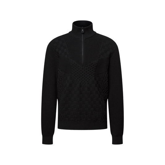 Half-Zip Knitted Signature Jumper