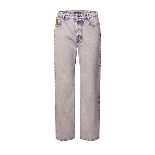 Faded Denim Skate Trousers