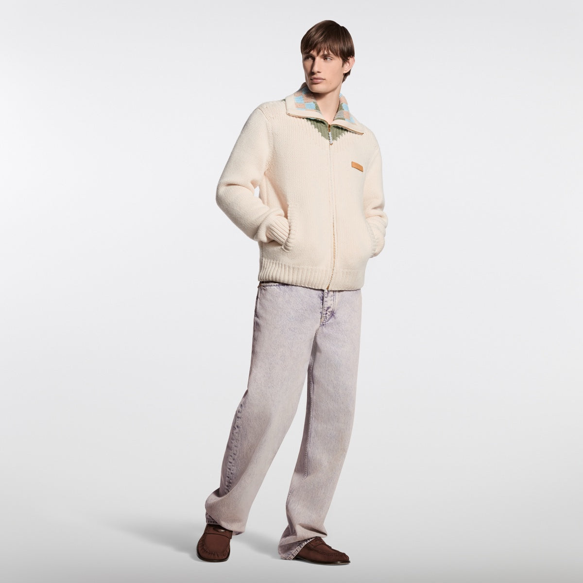 Faded Denim Skate Trousers