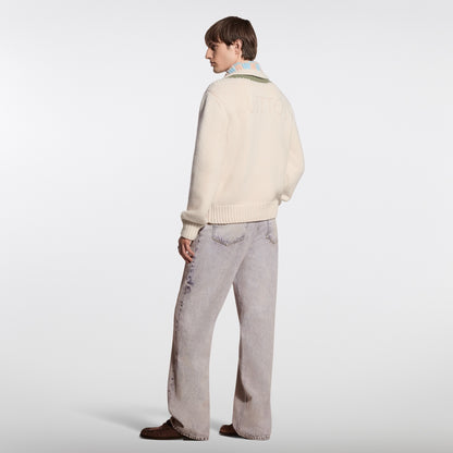 Faded Denim Skate Trousers