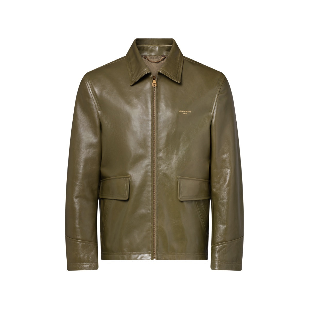 Leather Zipped Jacket