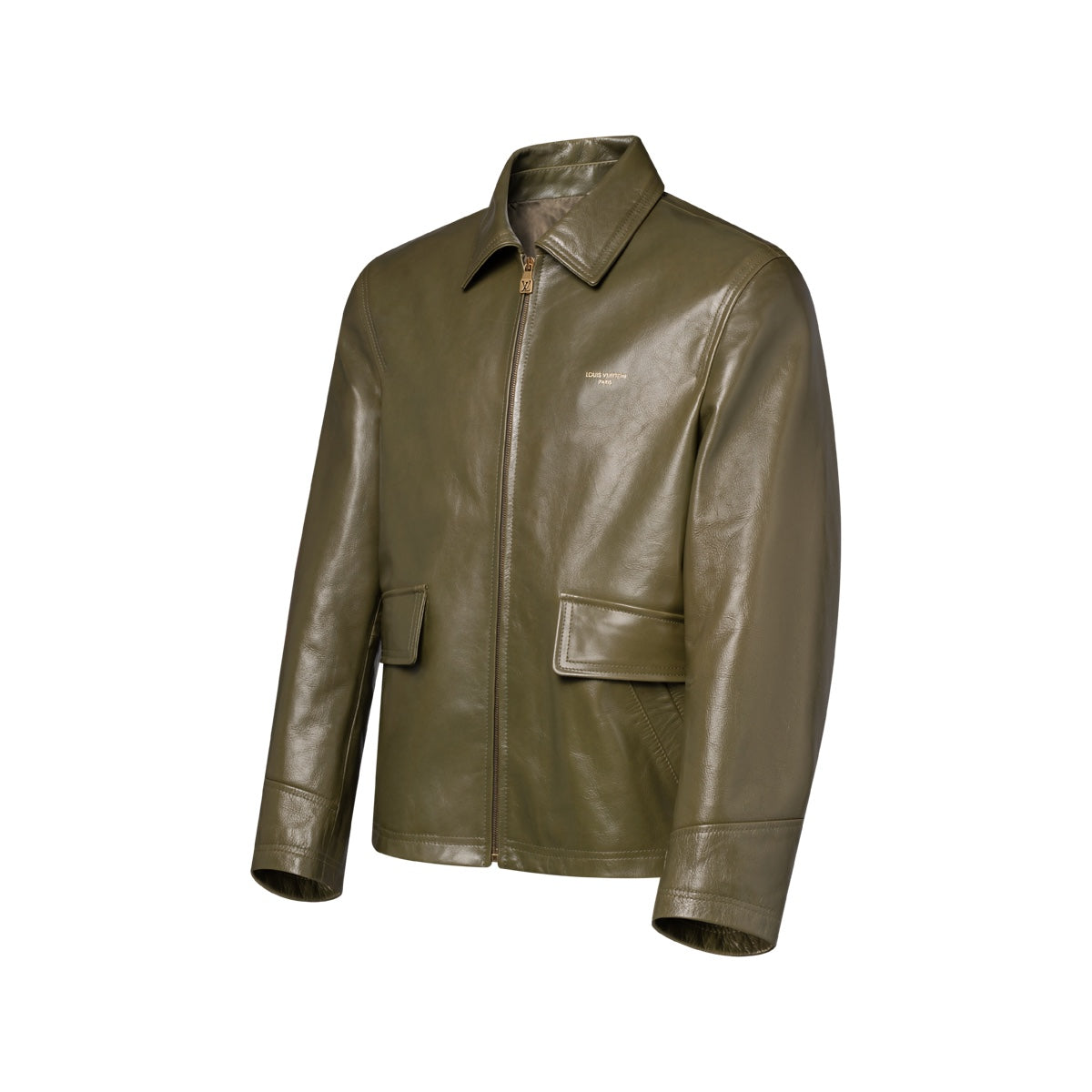 Leather Zipped Jacket