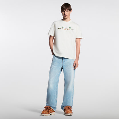 LV x The Darjeeling Limited Embroidered Short-Sleeved Crewneck
