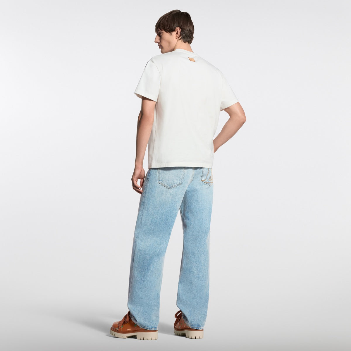 LV x The Darjeeling Limited Embroidered Short-Sleeved Crewneck
