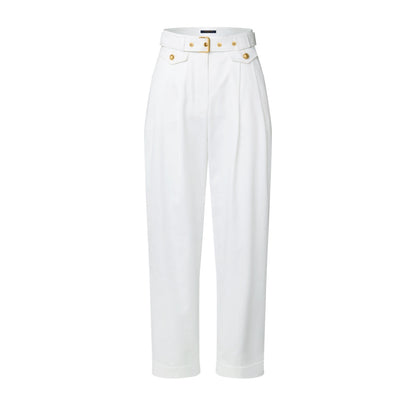 Belted Carrot Trousers