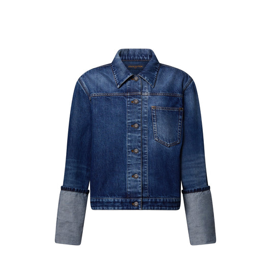 XL Cuff Denim Jacket