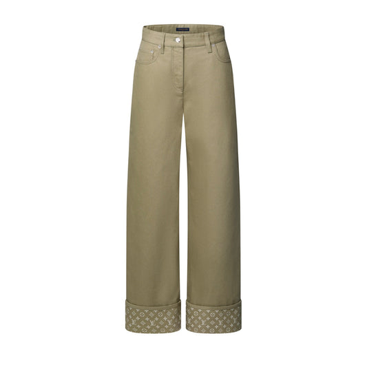 Inside-Out Monogram Jeans