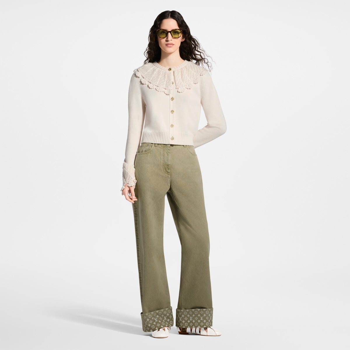 Inside-Out Monogram Jeans