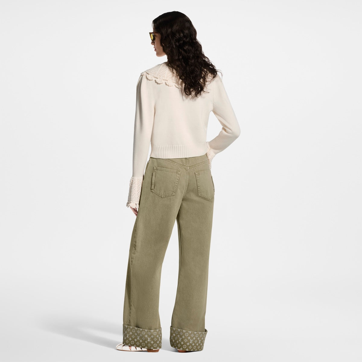 Inside-Out Monogram Jeans