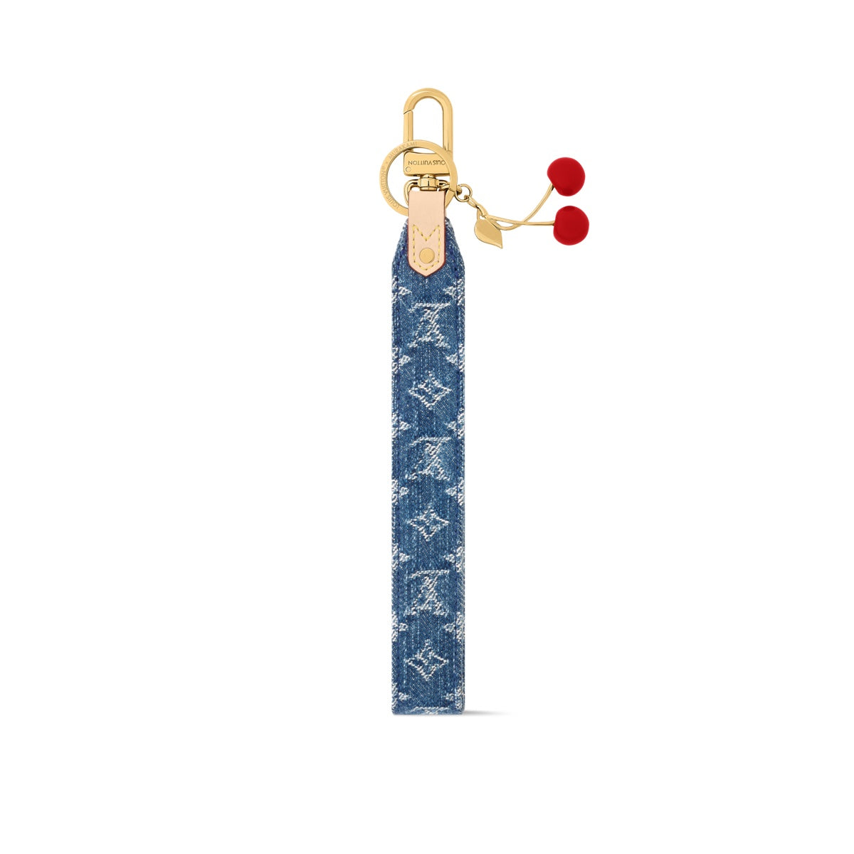 LV x TM Denim Cerise Dragonne Bag Charm