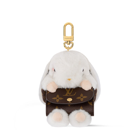 LV Cute Bunny Bag Charm