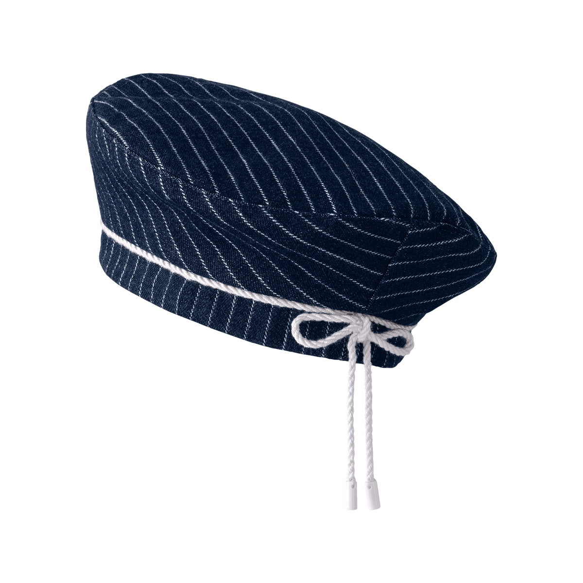 Denim Stripes Beret