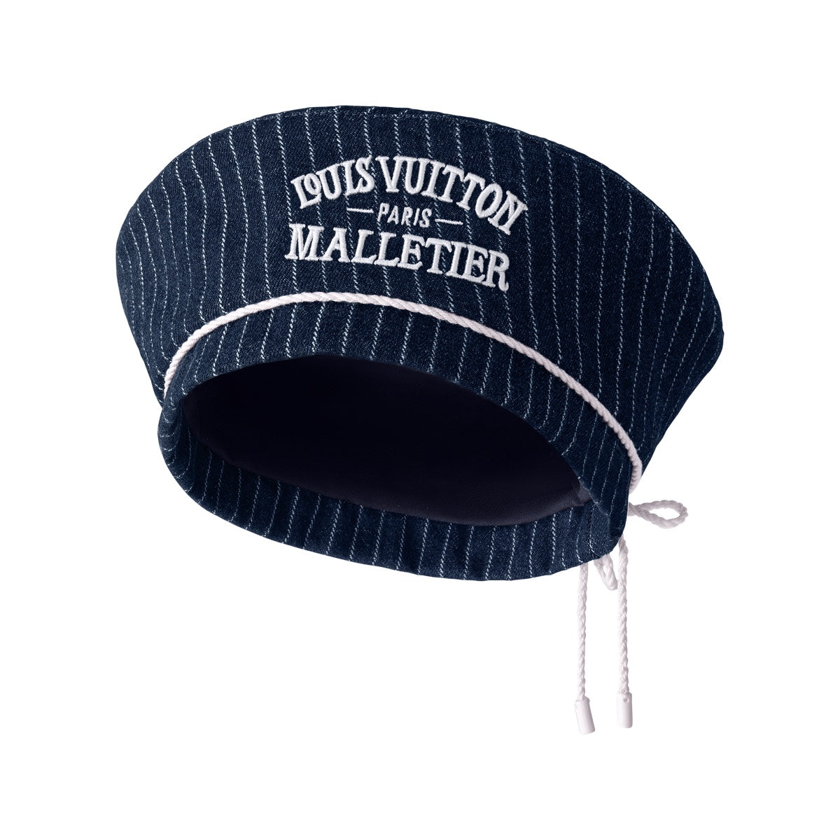 Denim Stripes Beret