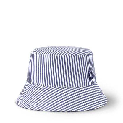 LV League Striped Bucket Hat