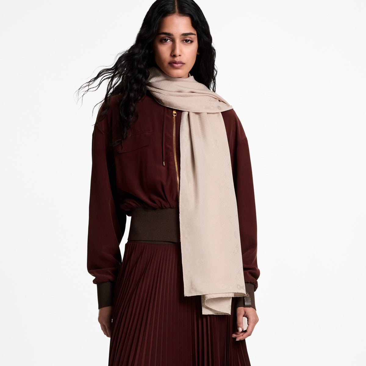 LV Monogram Shadow Stole