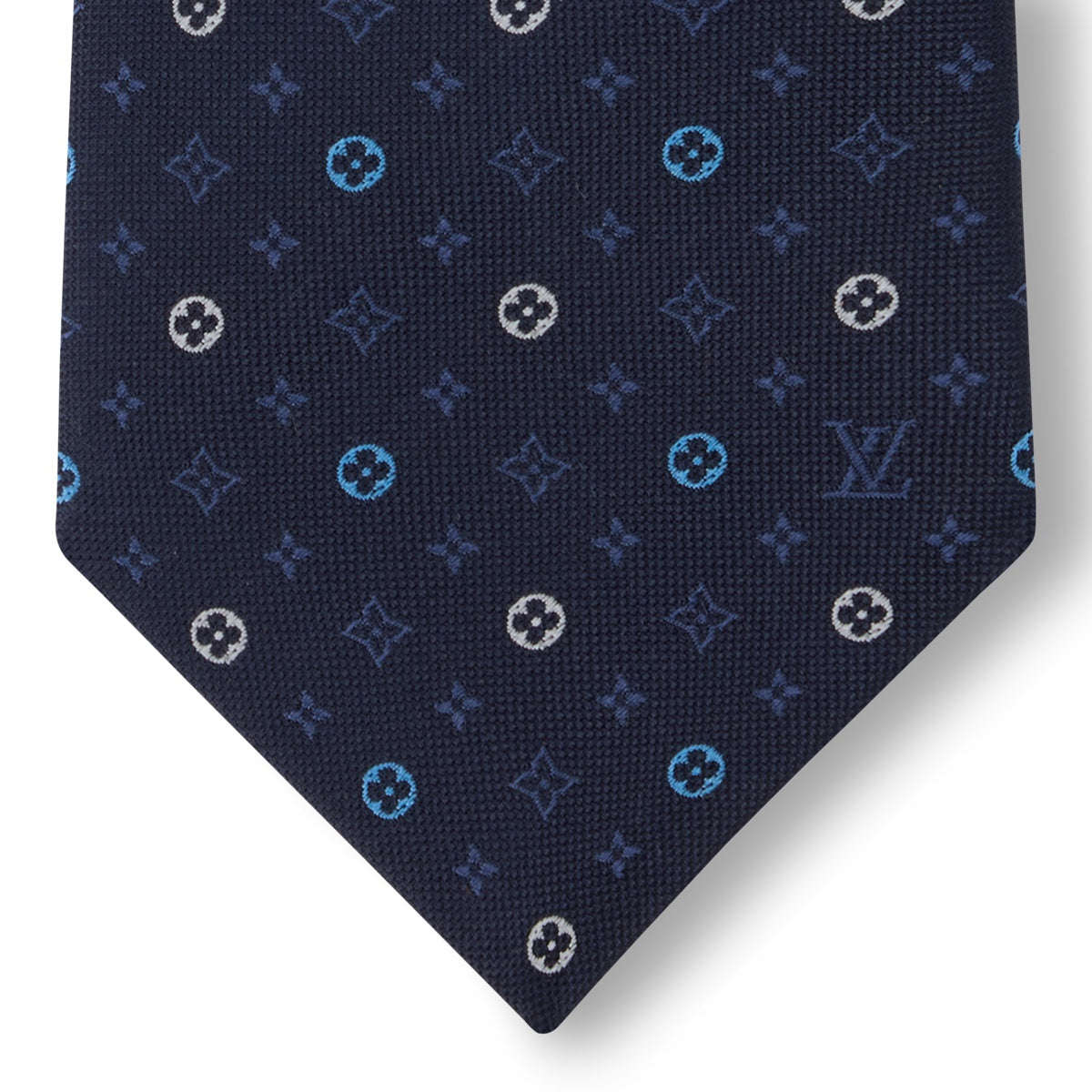 Monogram Flower Tie