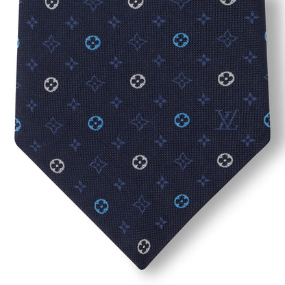 Monogram Flower Tie