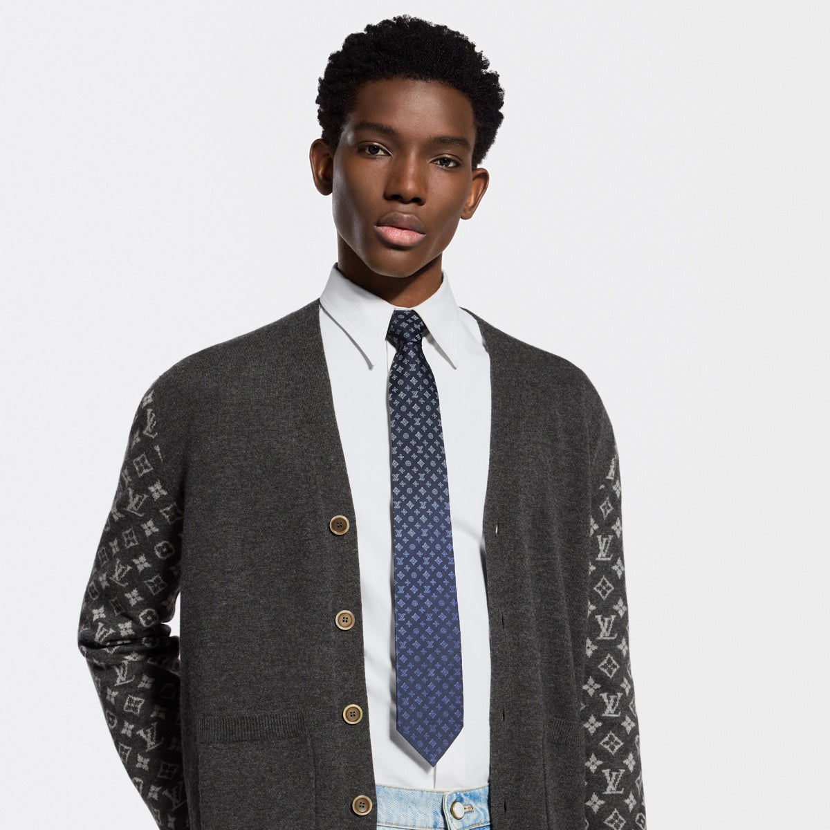 Monogram Blast Tie
