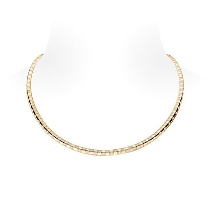 Le Damier de Louis Vuitton Medium Necklace, Yellow Gold and Diamonds - Long