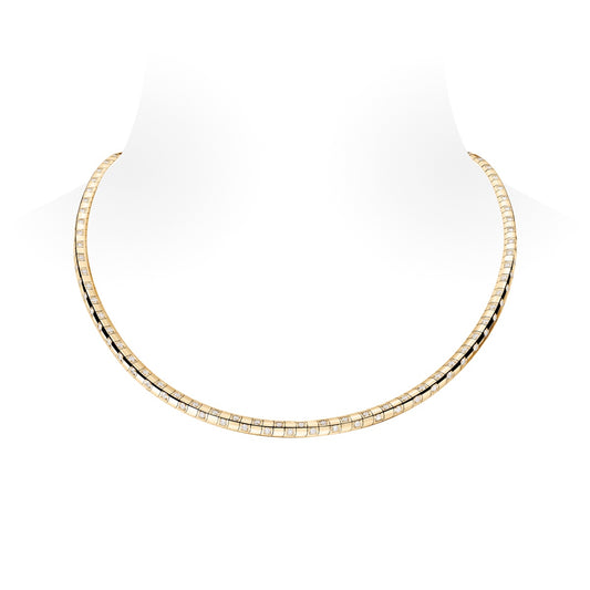 Le Damier de Louis Vuitton Medium Necklace, Yellow Gold and Diamonds - Long