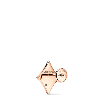 Color Blossom BB Star Ear Stud, Pink Gold and Pink Mother-of-Pearl