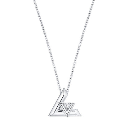 LV Volt One Small Pendant, White Gold And Diamond