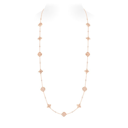 Color Blossom BB Sautoir, Pink Gold and Diamonds