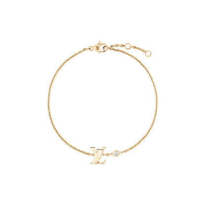 Idylle Blossom LV Bracelet, Yellow Gold and Diamond