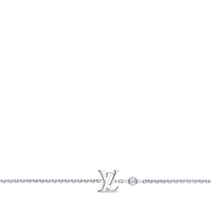 Idylle Blossom LV Bracelet, White Gold and Diamond