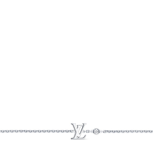 Idylle Blossom LV Bracelet, White Gold and Diamond