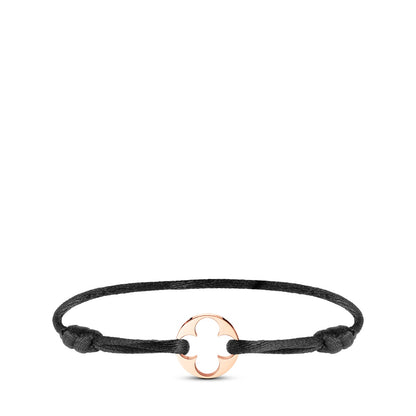 Empreinte Cord Bracelet, Pink Gold