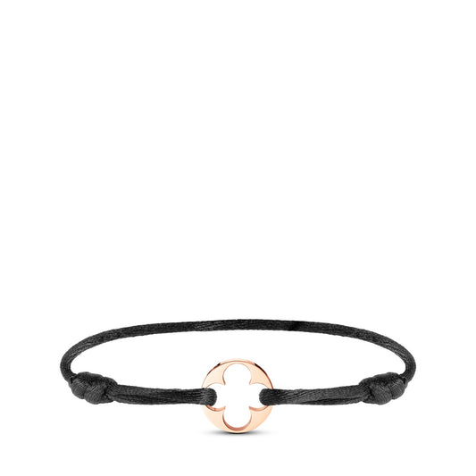 Empreinte Cord Bracelet, Pink Gold