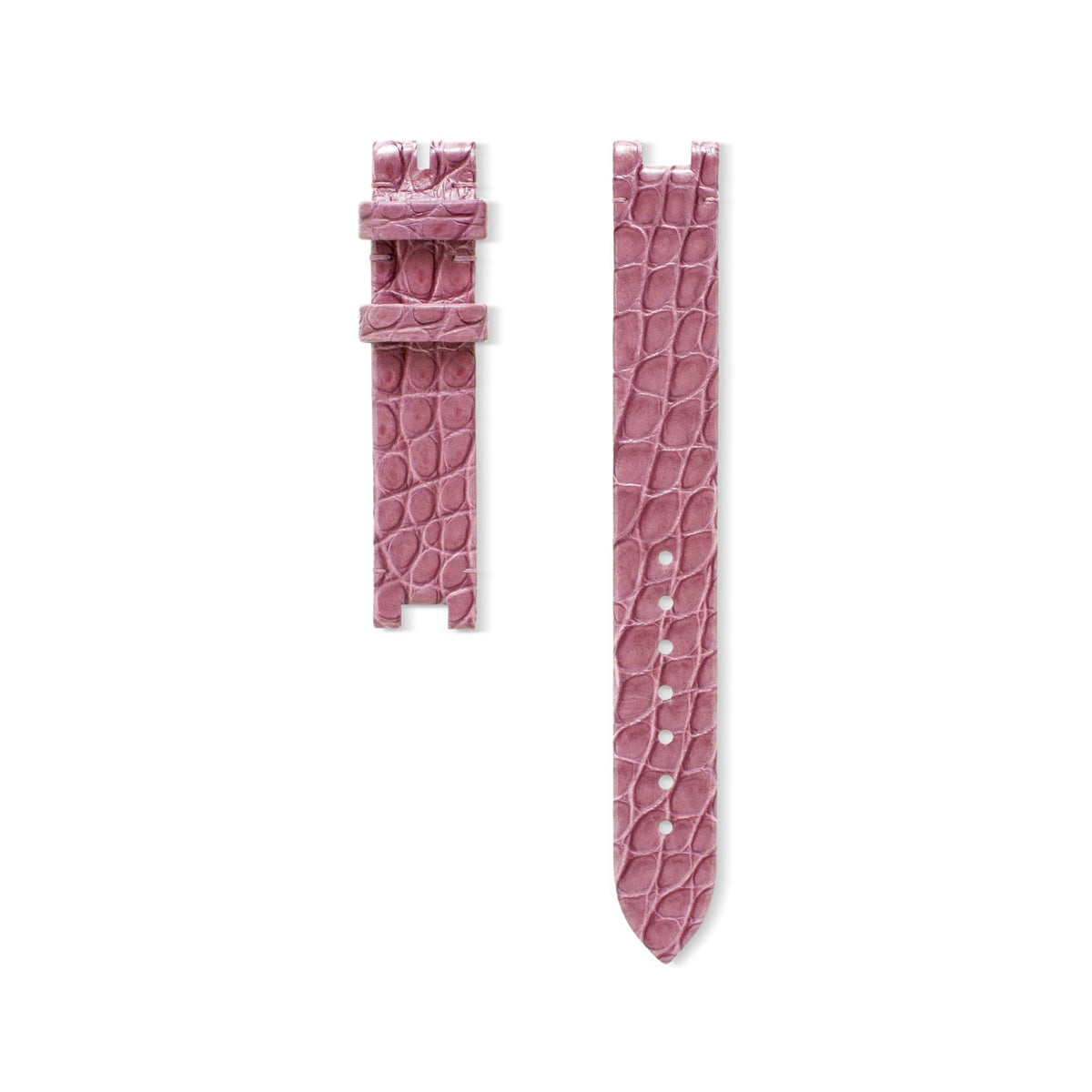 Color Blossom Dusty Pink Alligator Strap
