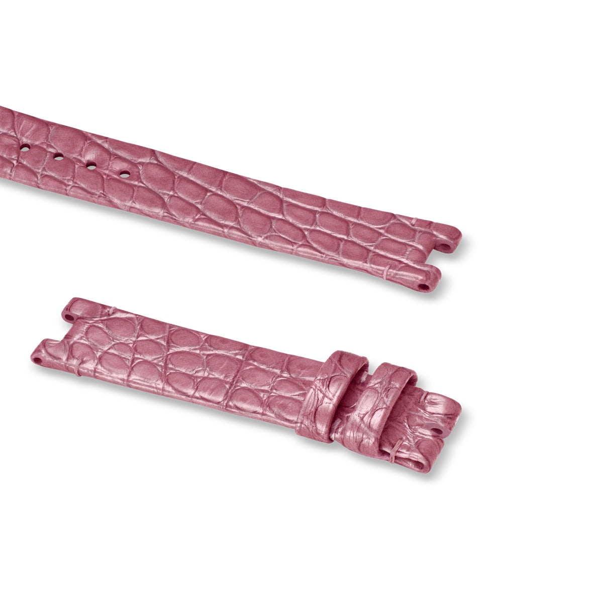 Color Blossom Dusty Pink Alligator Strap