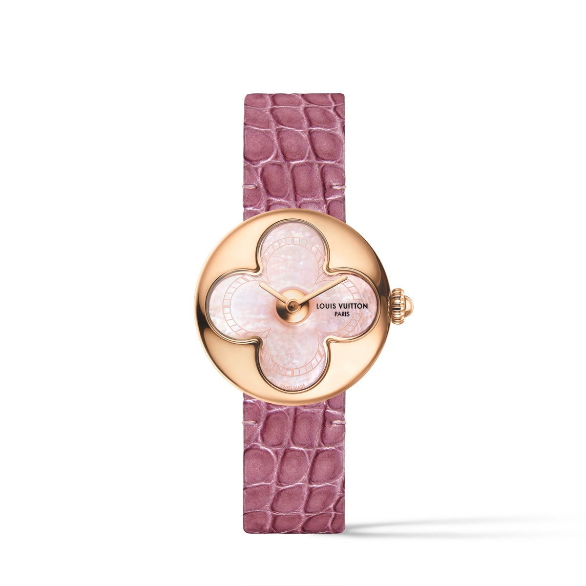 Color Blossom Dusty Pink Alligator Strap