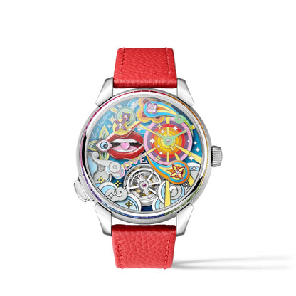 Tambour Taiko Arty Automata, Automatic, 42 MM, White Gold