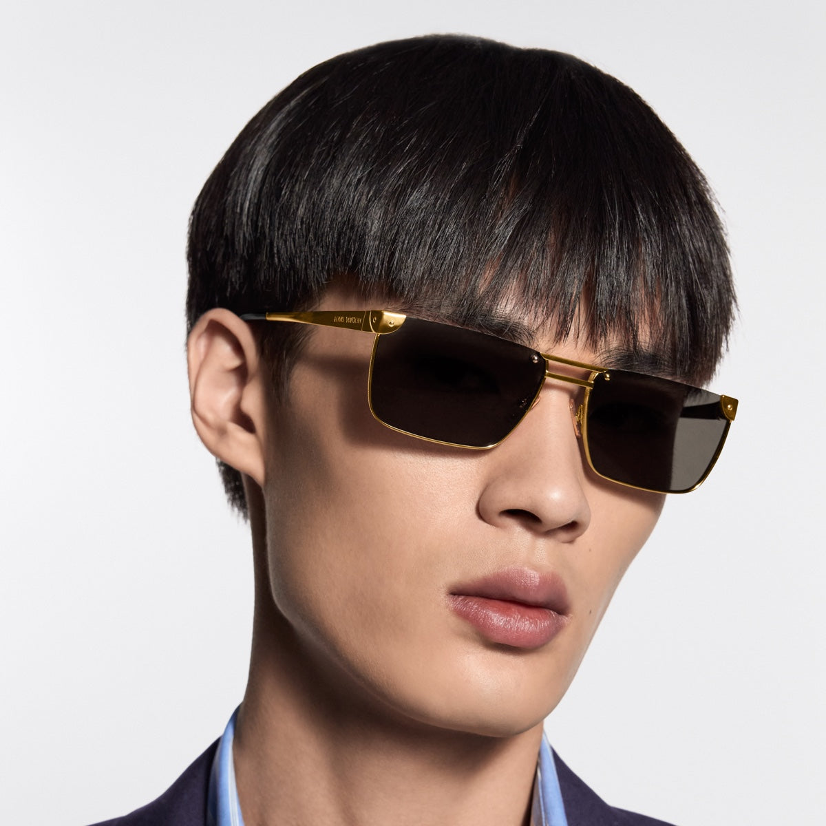 LV Heritage Metal Low Square Sunglasses