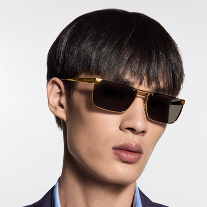 LV Heritage Metal Low Square Sunglasses