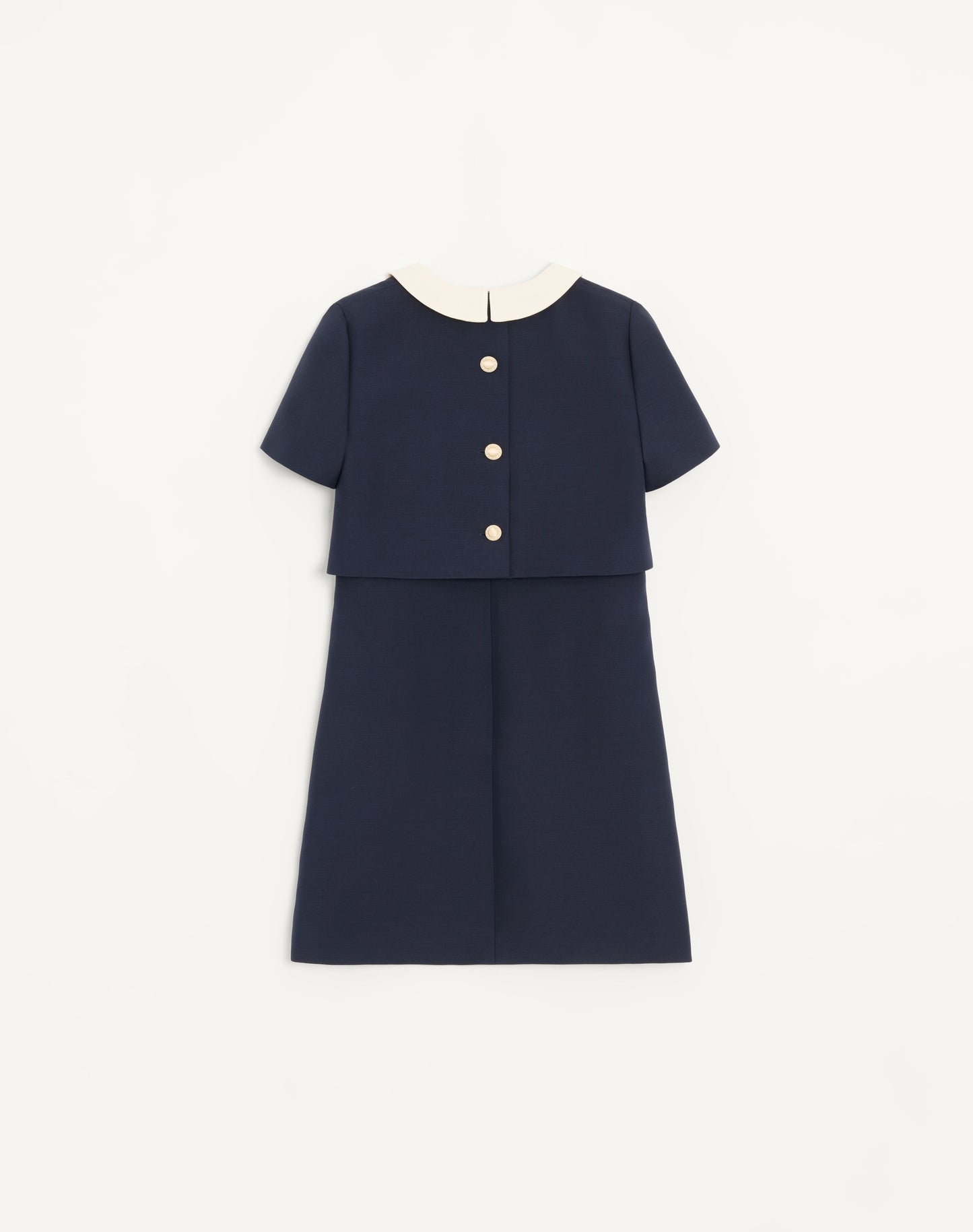 Crepe Couture Short Dress
