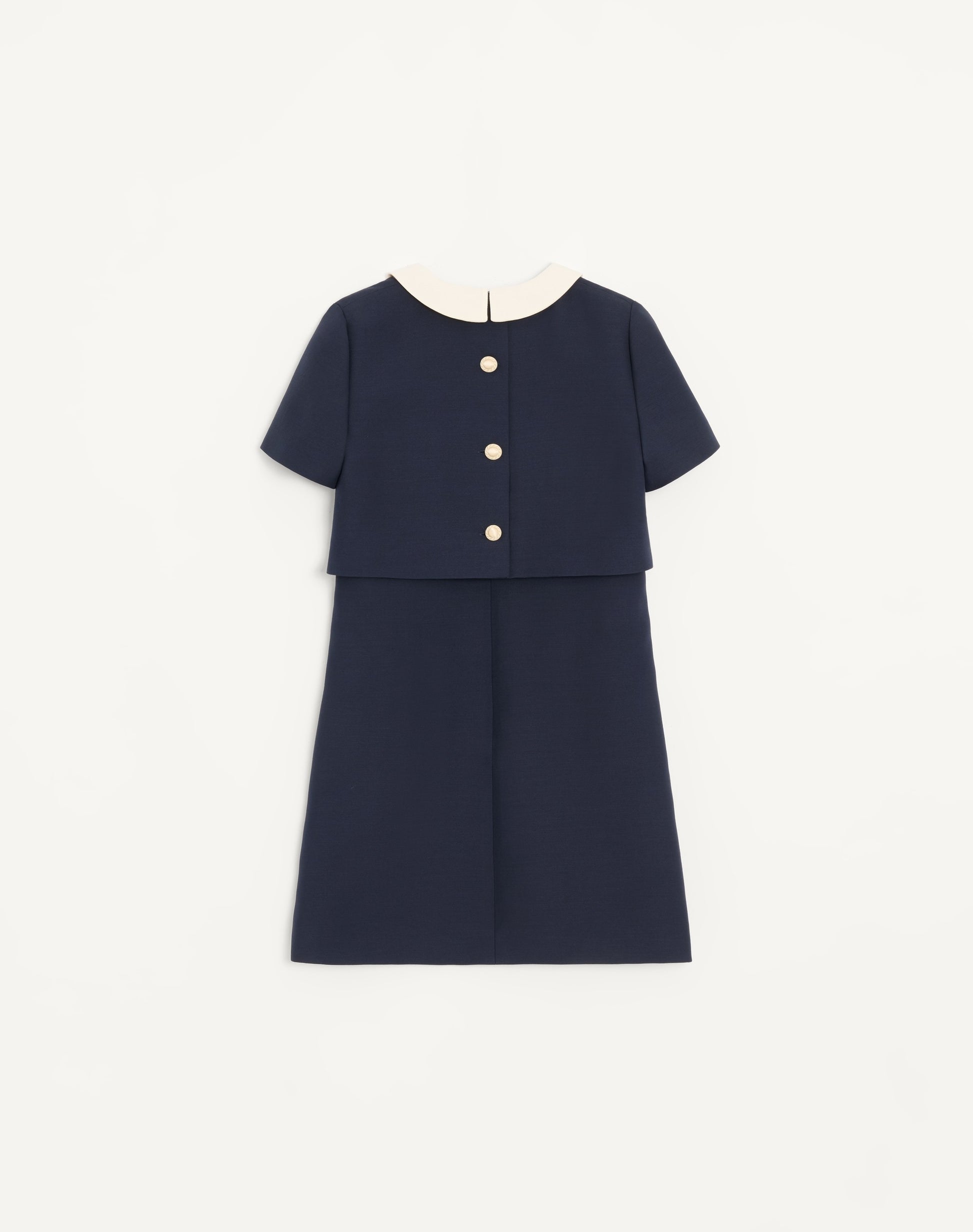 Crepe Couture Short Dress