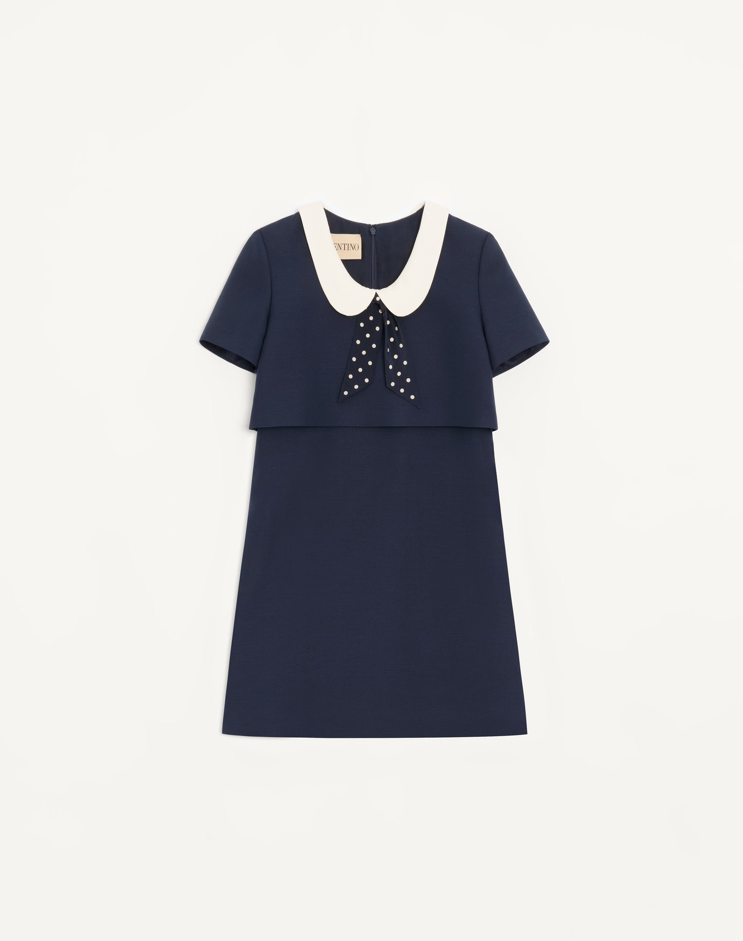 Crepe Couture Short Dress