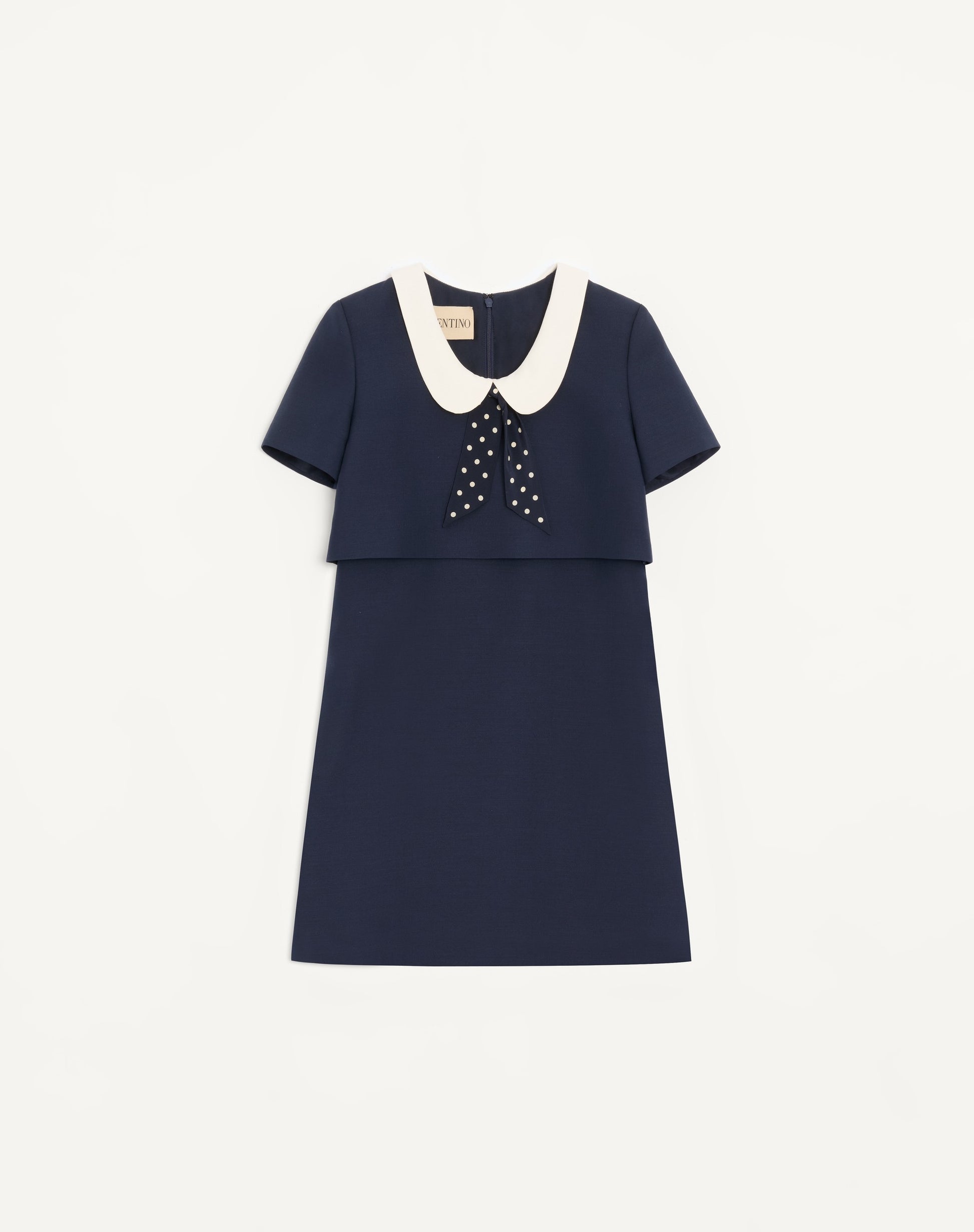 Crepe Couture Short Dress