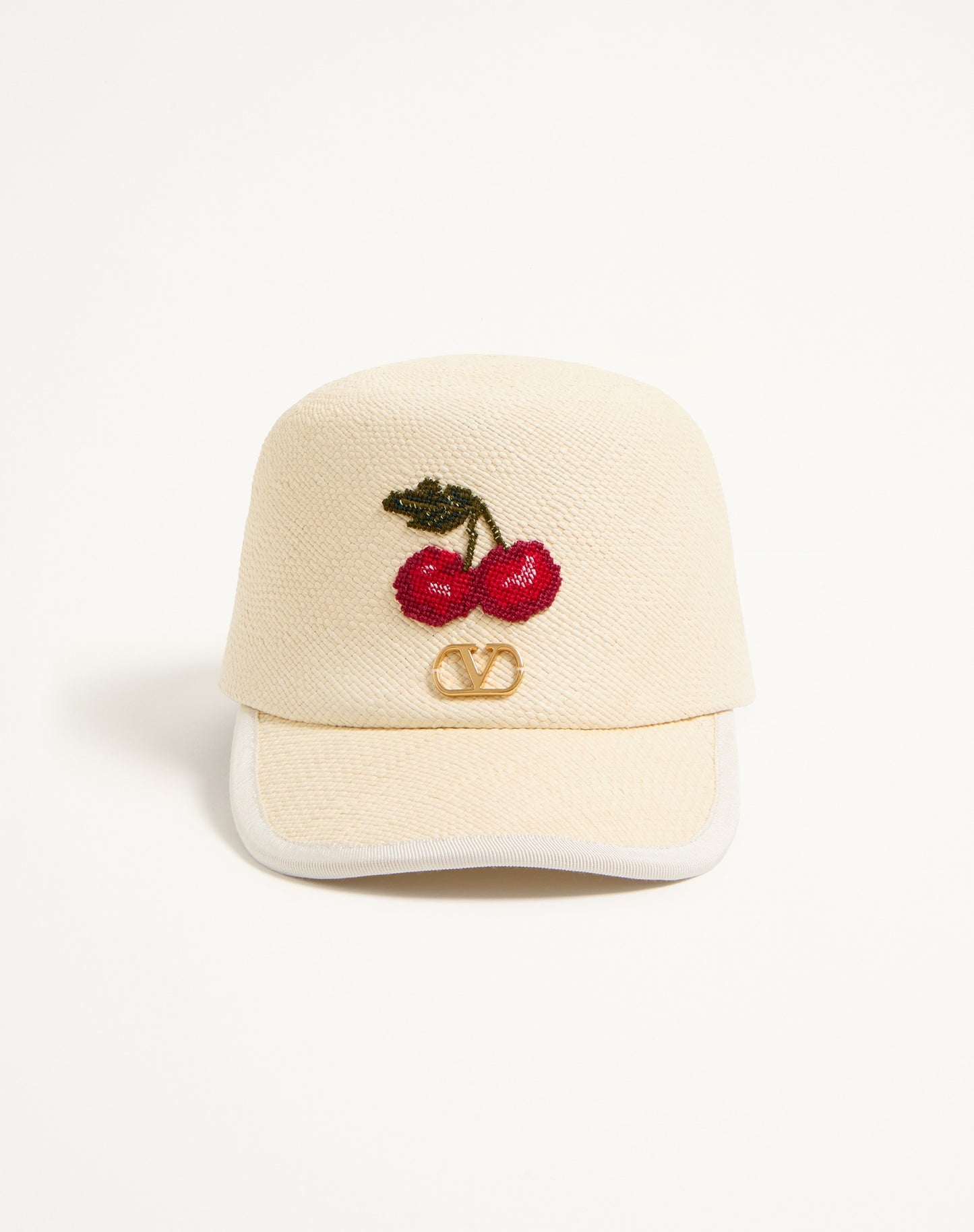 Cherryfic Baseball Cap In Straw