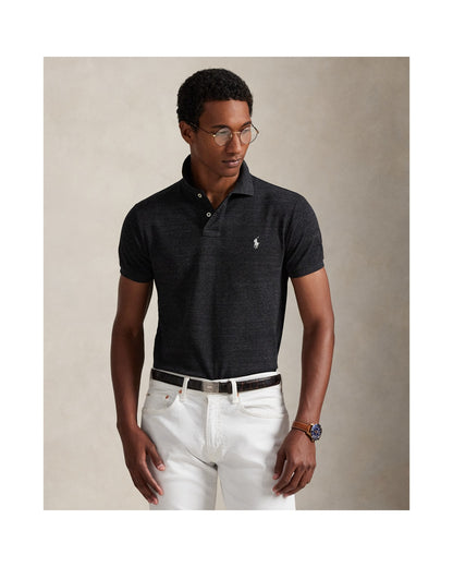 Slim Fit Mesh Polo Shirt