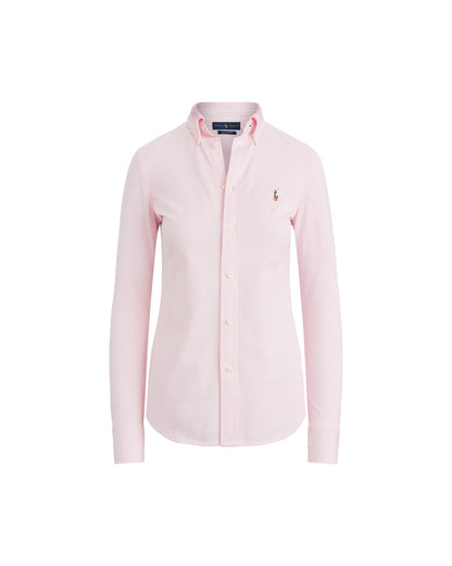 Slim Fit Knit Cotton Oxford Shirt