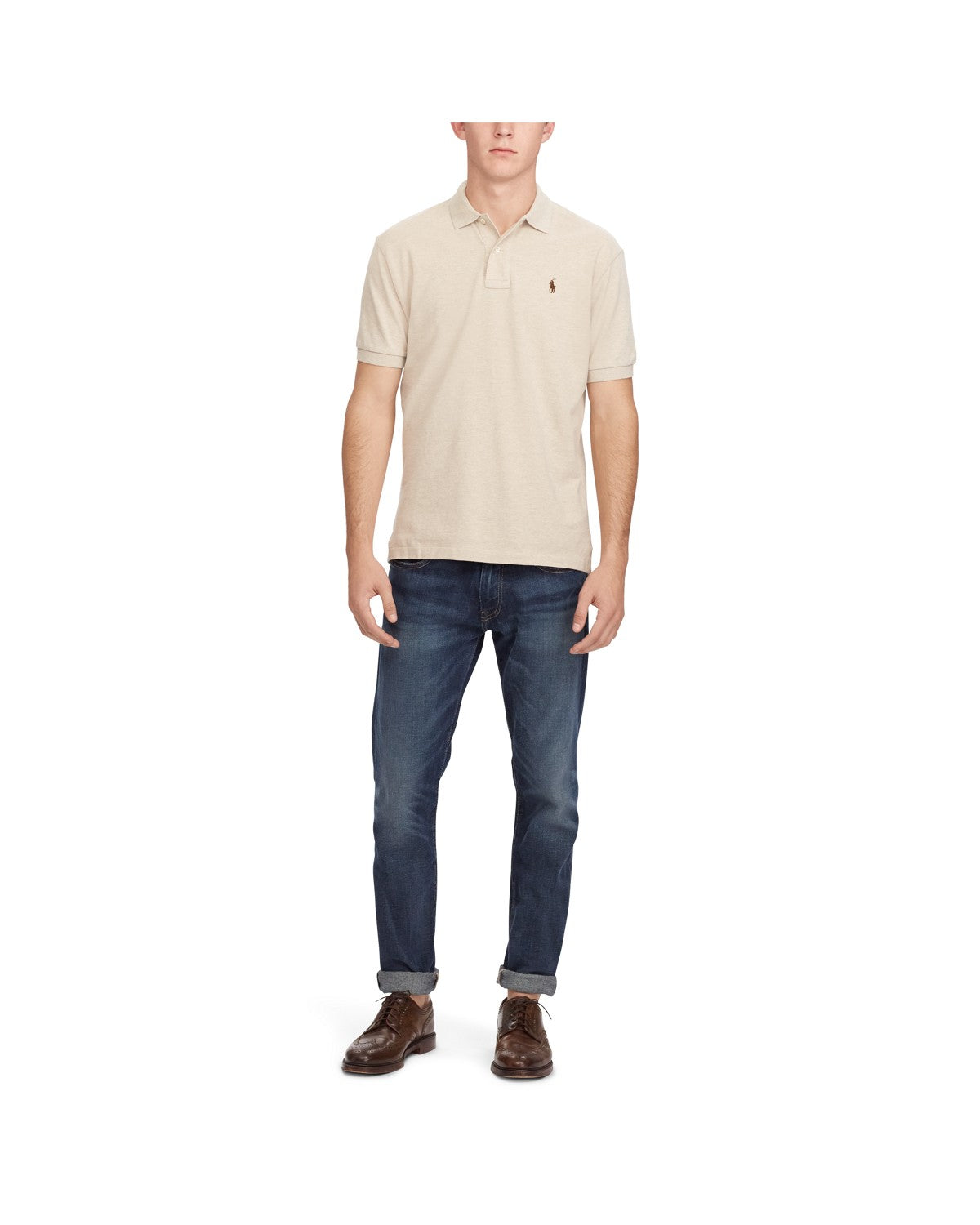 Classic Fit Mesh Polo Shirt